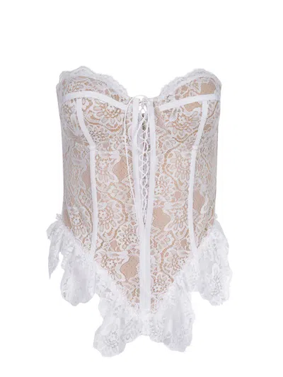 Giuseppe Di Morabito Bustier By  In White