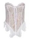 Giuseppe Di Morabito Bustier By  Made Of  Polyamide In White