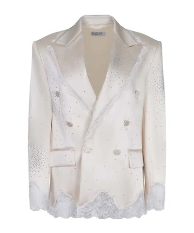 GIUSEPPE DI MORABITO GIUSEPPE DI MORABITO RHINESTONE LACE BLAZER