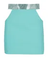 Giuseppe Di Morabito Cady Cut Out Mini Skirt In Blue
