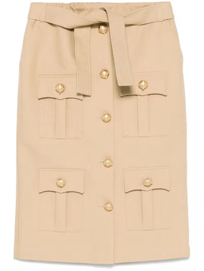 GIUSEPPE DI MORABITO CARGO MIDI SKIRT
