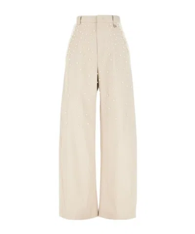Giuseppe Di Morabito Casual Pants With Belt Loops In Neutral