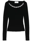 Giuseppe Di Morabito Jewel Chain Sweater In Black