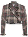 Giuseppe Di Morabito Checked Jacket In Grau