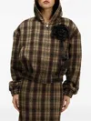 Giuseppe Di Morabito Check-pattern Jacket In Brown