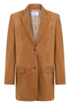 Giuseppe Di Morabito Light Brown Solid Notched Lapel Jacket In Brown