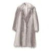 Giuseppe Di Morabito Belted Faux-fur Coat In Gray