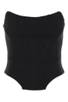 Giuseppe Di Morabito Wool Strapless Bustier Top