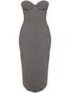 Giuseppe Di Morabito Corset Dress In Grey