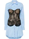 Giuseppe Di Morabito Corset-style Dress In 蓝色