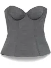 Giuseppe Di Morabito Corset-style Top In Grey