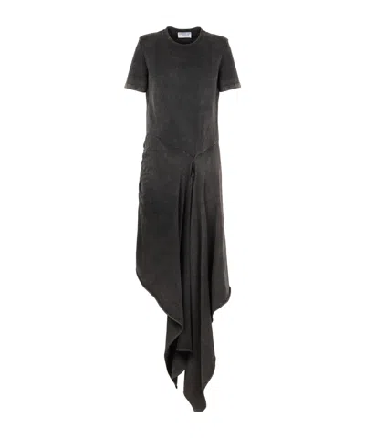 Giuseppe Di Morabito Drapped T-shirt Dress