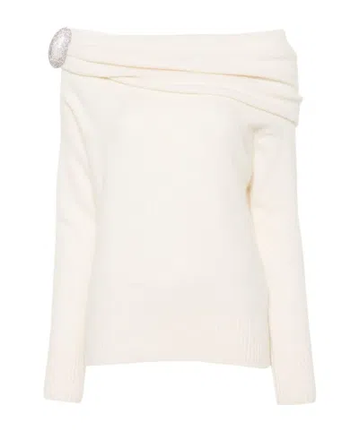 GIUSEPPE DI MORABITO GIUSEPPE DI MORABITO OFF SHOULDER KNIT TOP