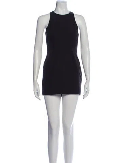 Pre-owned Giuseppe Di Morabito Crew Neck Mini Dress W/ Tags In Blue