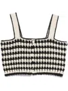 Giuseppe Di Morabito Crochet-knit Top In Black