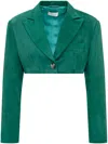 Giuseppe Di Morabito Cropped Blazer In Green