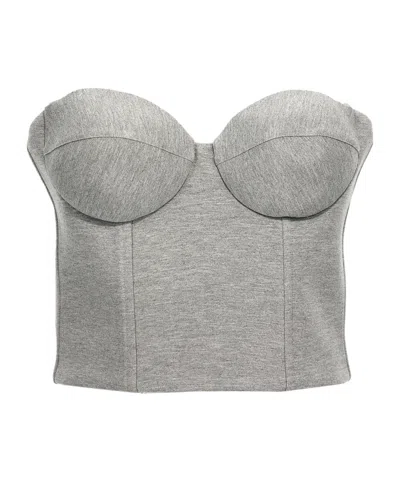 GIUSEPPE DI MORABITO GIUSEPPE DI MORABITO CROPPED BUSTIER TOP