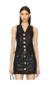 Giuseppe Di Morabito Cropped Gilet In Black