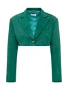 Giuseppe Di Morabito Cropped Jacket In Green
