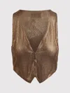 GIUSEPPE DI MORABITO GIUSEPPE DI MORABITO CROPPED VEST WITH CRYSTALS
