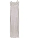 Giuseppe Di Morabito Crystal-embellished Bustier Gown In Neutrals