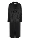 Giuseppe Di Morabito Crystal-embellished Coat In Black
