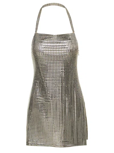 Giuseppe Di Morabito Crystal-embellished Dress In Grey
