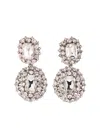 Giuseppe Di Morabito Crystal-embellished Drop Earrings In Metallic