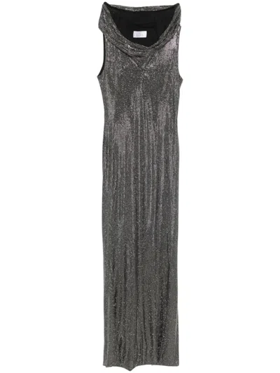 Giuseppe Di Morabito Crystal-embellished Gown In Schwarz