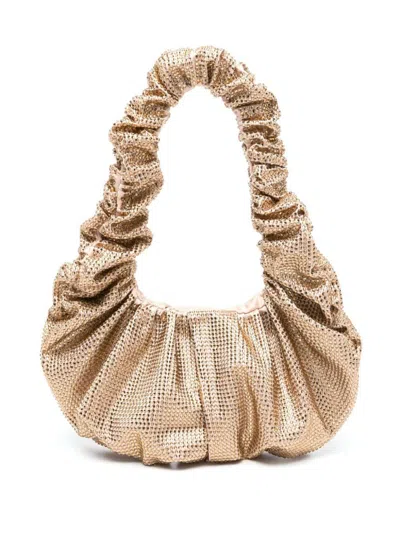 Giuseppe Di Morabito Crystal Embellished Handbag In Gold