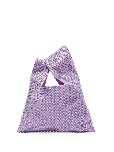 Giuseppe Di Morabito Crystal Embellished Handbag In Violet