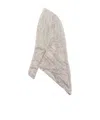 Giuseppe Di Morabito Crystal-embellished Mesh Beanie In White