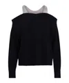 Giuseppe Di Morabito Crystal-embellished Off-shoulder Jumper In Black