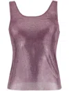Giuseppe Di Morabito Crystal-embellished Tank Top In Violett