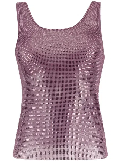 Giuseppe Di Morabito Crystal-embellished Tank Top In Rosa