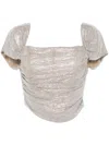 Giuseppe Di Morabito Crystal-embellished Top In 中性色