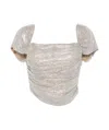 Giuseppe Di Morabito Crystal-embellished Top In White