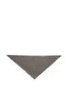 Giuseppe Di Morabito Crystal-embellished Triangular Hair Accessory In Gray