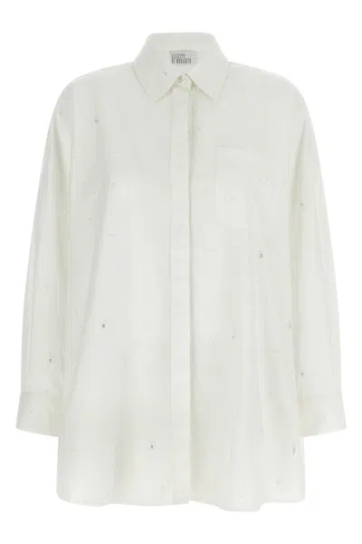 Giuseppe Di Morabito Crystal Shirt In White