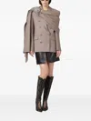 Giuseppe Di Morabito Crystal-embellished Draped Jacket In Multi