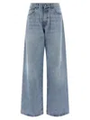 Giuseppe Di Morabito Crystal-embellished Jeans In Light Blue