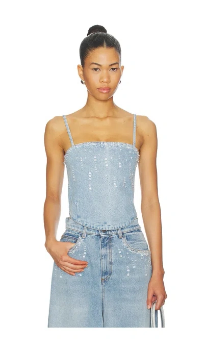 Giuseppe Di Morabito Denim Top In Blue
