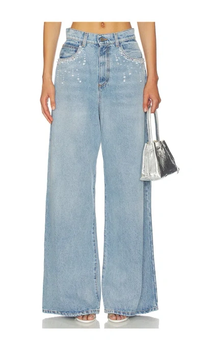 Giuseppe Di Morabito Denim Wide Leg In Blue