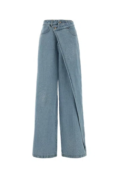Giuseppe Di Morabito Denim Wide-leg Jeans In Blue