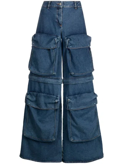 GIUSEPPE DI MORABITO DETACHABLE-LEGS WIDE-LEG JEANS