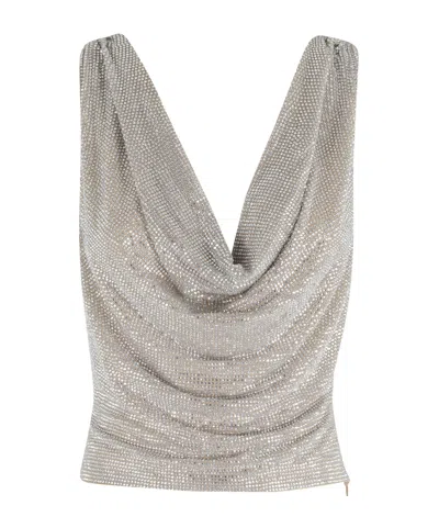 GIUSEPPE DI MORABITO DIAMOND-COVERED CARDIGAN