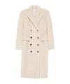 Giuseppe Di Morabito Textured Cable-knit Double-breasted Coat In Gray