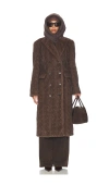 Giuseppe Di Morabito Double Breasted Coat In Brown