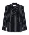Giuseppe Di Morabito Double-breasted Pinstriped Blazer In Black