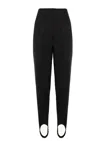 Giuseppe Di Morabito Double Twisted Canvas High Waist Pants In Black